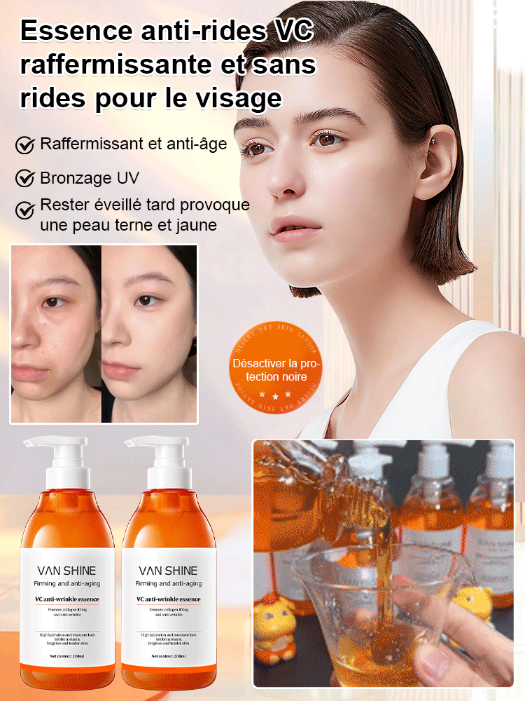Sérum anti-rides VC 【Raffermissement intégral sans rides】
