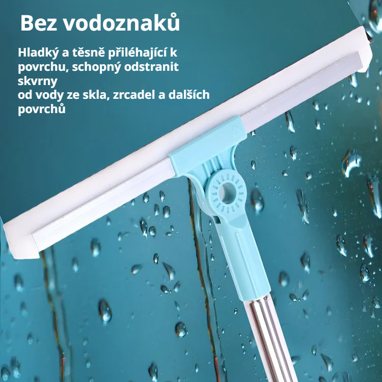 Univerzální silikonové koště na suché i mokré čištění bez slepých míst