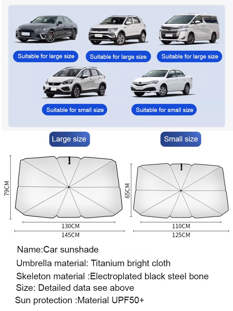 [No burns from the sun] UPF100+ double-layer nano-ice crystal umbrella