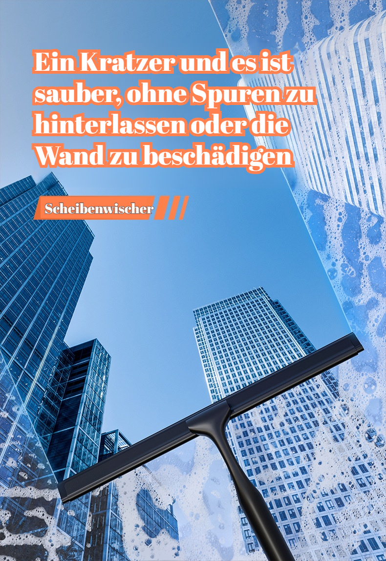 Glasreinigungsartefakt Badezimmerspiegelreinigung Zinklegierung Haushaltsglaswischer Autofensterwisc