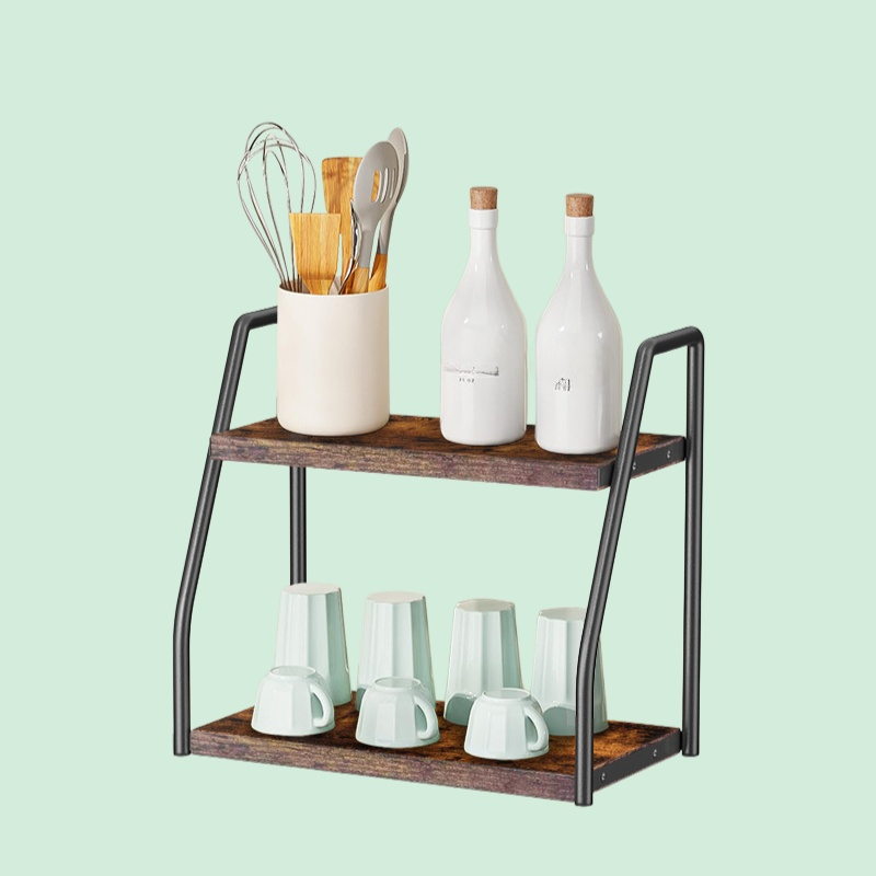 多層キッチンコーナー収納ラック