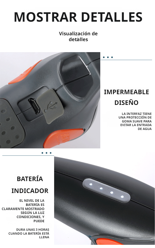 Diseño ergonómico de regadera eléctrica