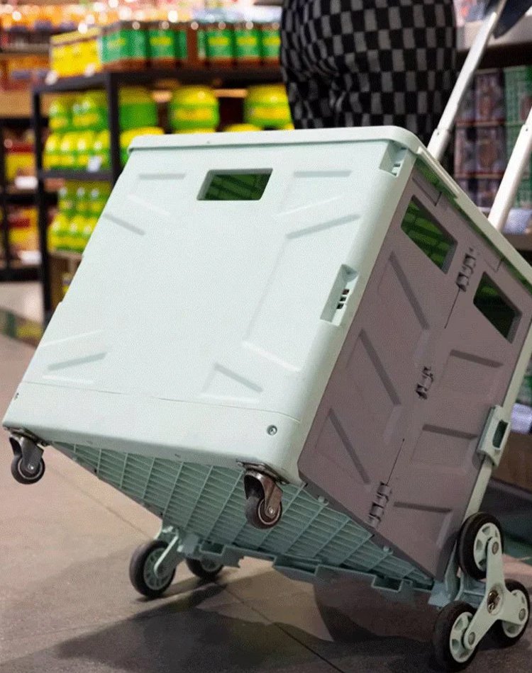 [Burden Free] Collapsible Rolling Crate