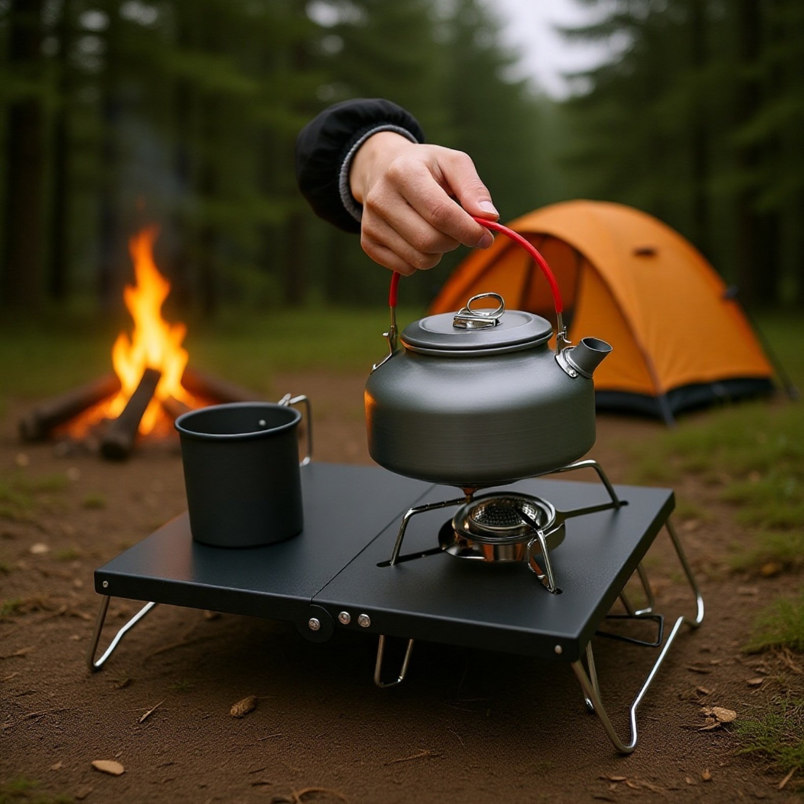 折りたたみ式アウトドアキャンプテーブル