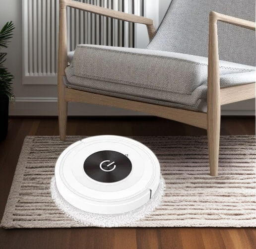 스마트拖地機器人 전체 모습