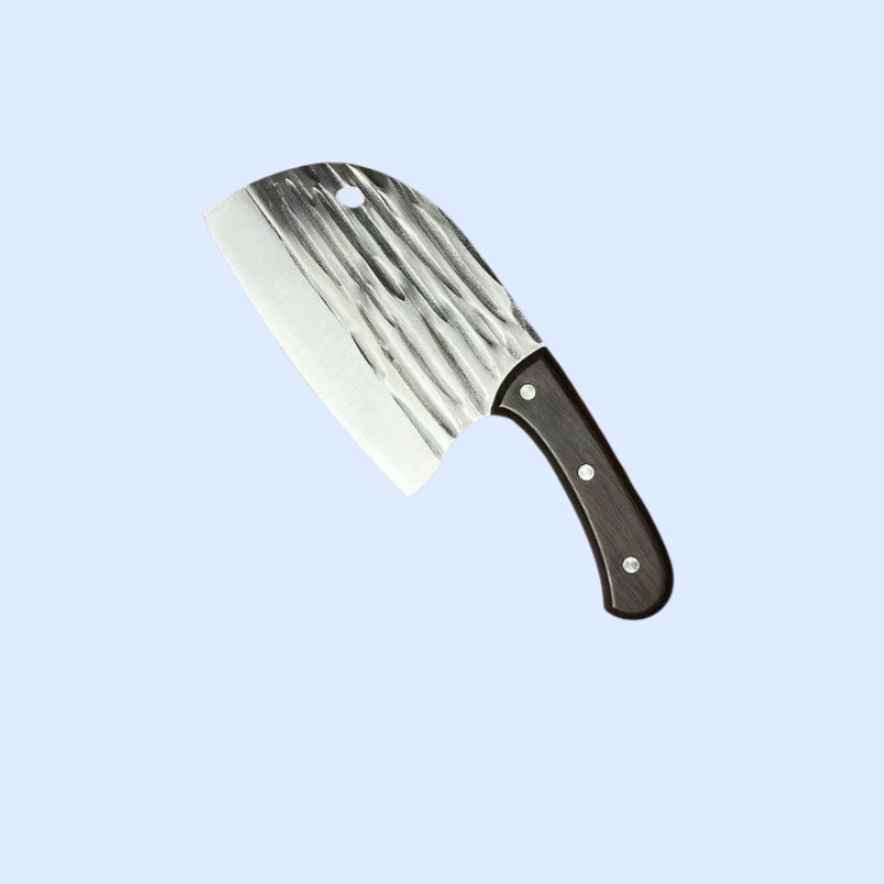 سكين مطبخ يدوية مطروقة يدويًا لقطع رؤوس السمك