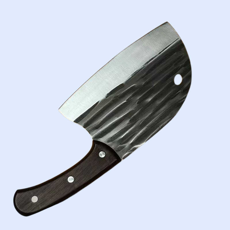 سكين مطبخ يدوية مطروقة يدويًا لقطع رؤوس السمك