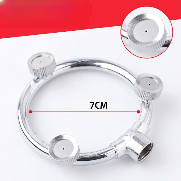 Głowica natryskowa z dyszą pierścieniową 345 - widok z boku