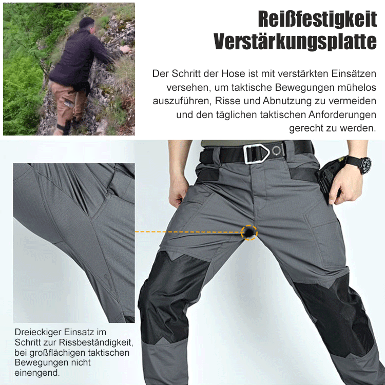 Wasserdichte und verschleißfeste IX6 Raider Herren-Taktikhose