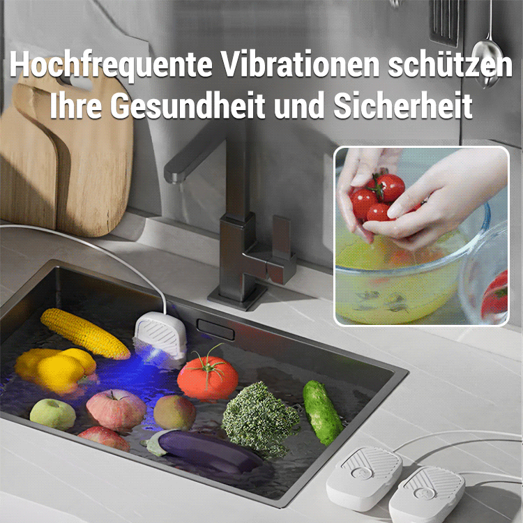 Bequeme Haushalts-Frucht- und Gemüsewaschmaschine