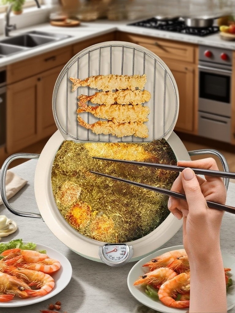 フライヤーの安全設計と機能紹介