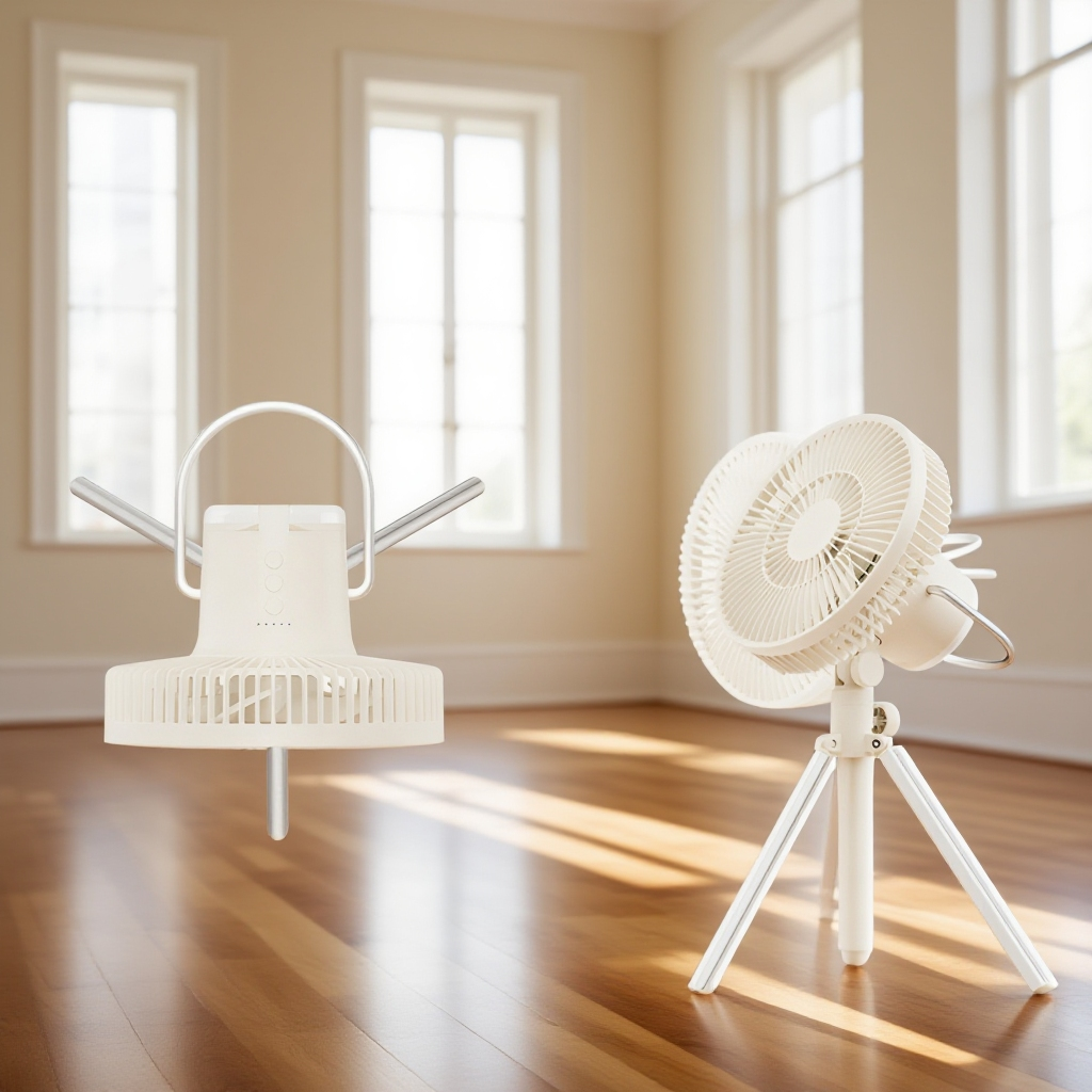 リモコン操作可能な多機能アウトドアファン