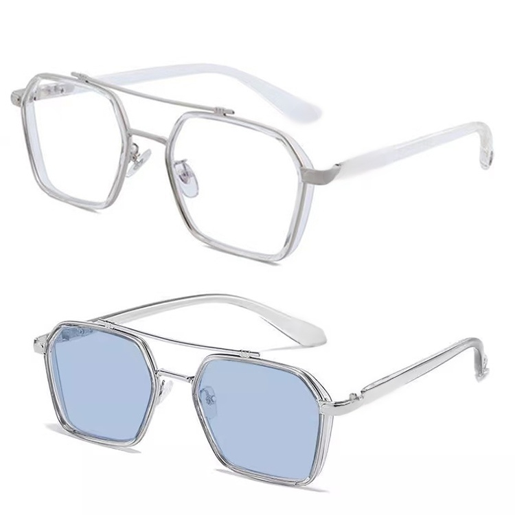 レトロ調光メガネ