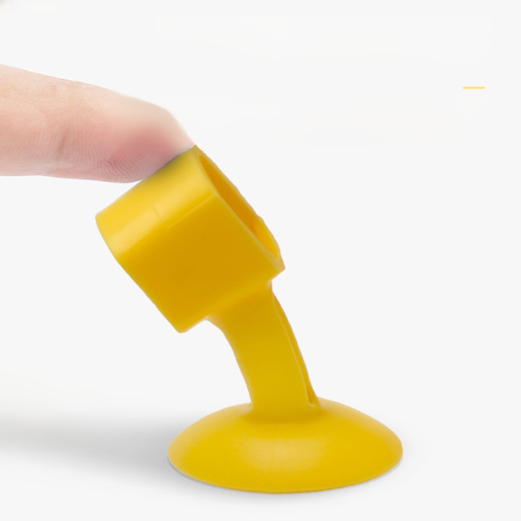 Drilling-free silicone door stopper