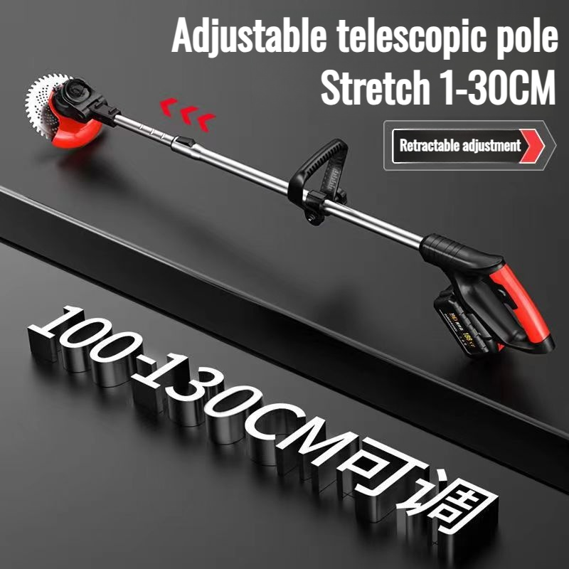 Efficient grass trimmer with cordless design