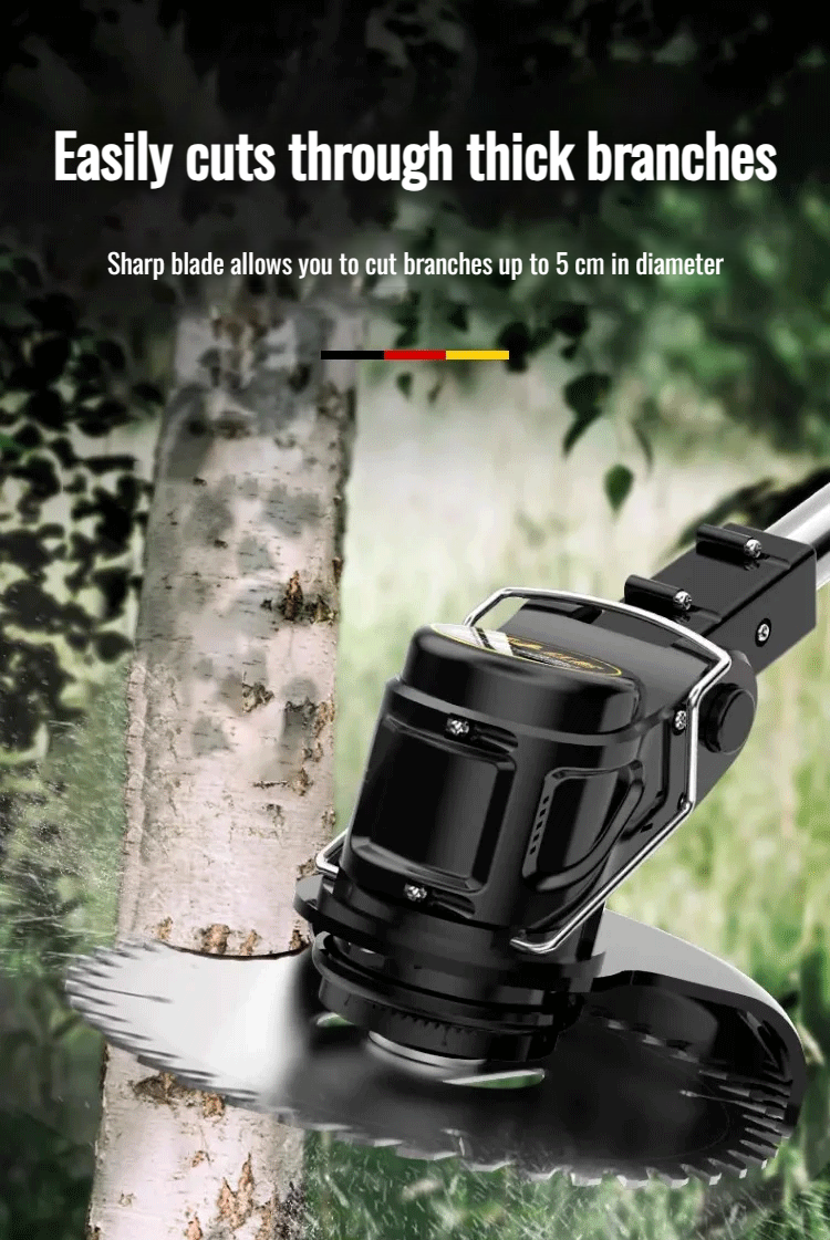 Small brushless motor lawn mower for home gardens