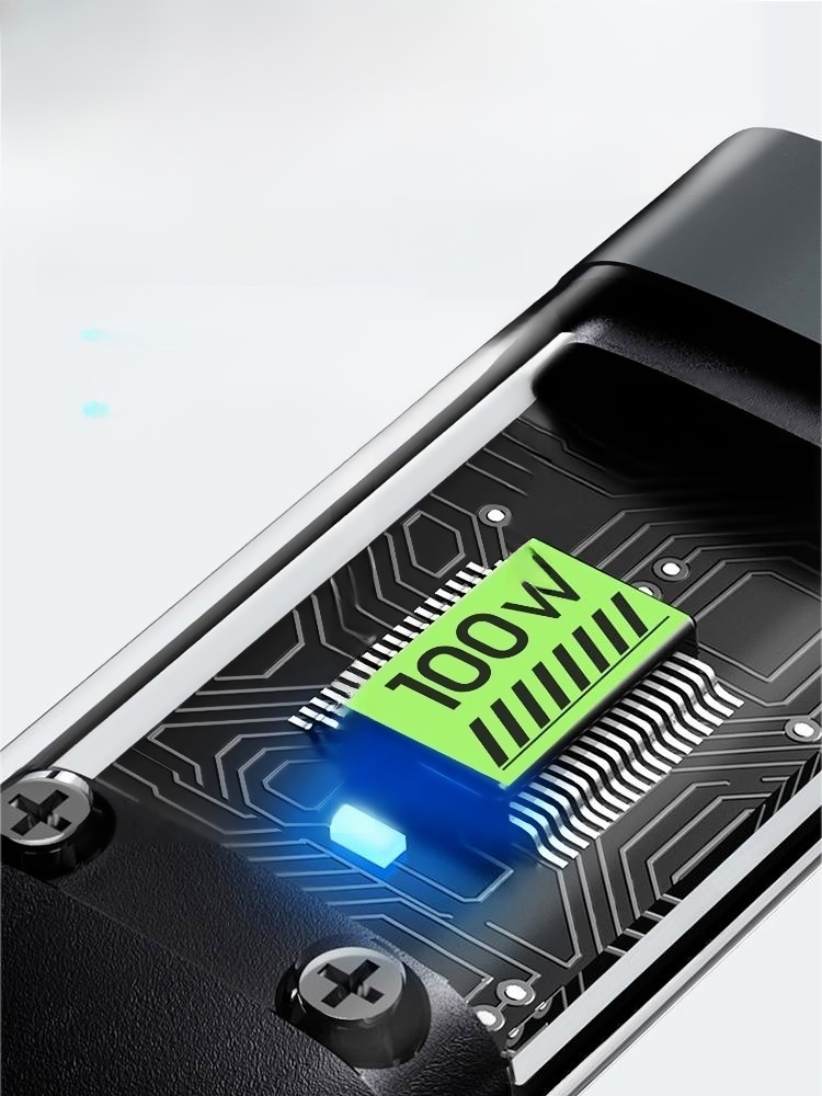 Transparent Luminous Super Fast Charging 3-in-1 Data Cable