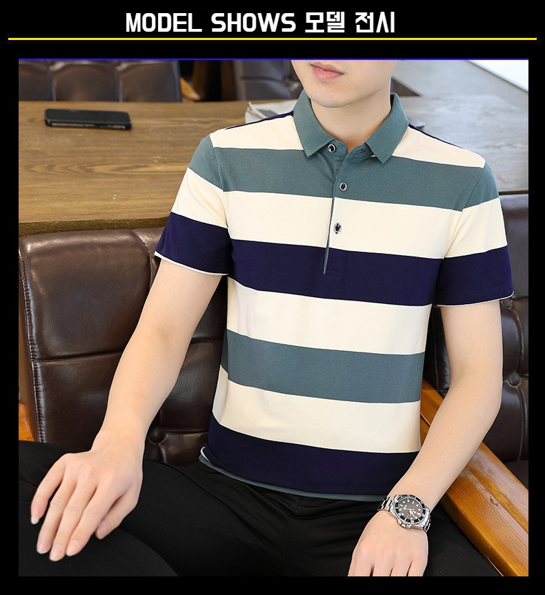 편안한 착용감의 남자 여름 티셔츠