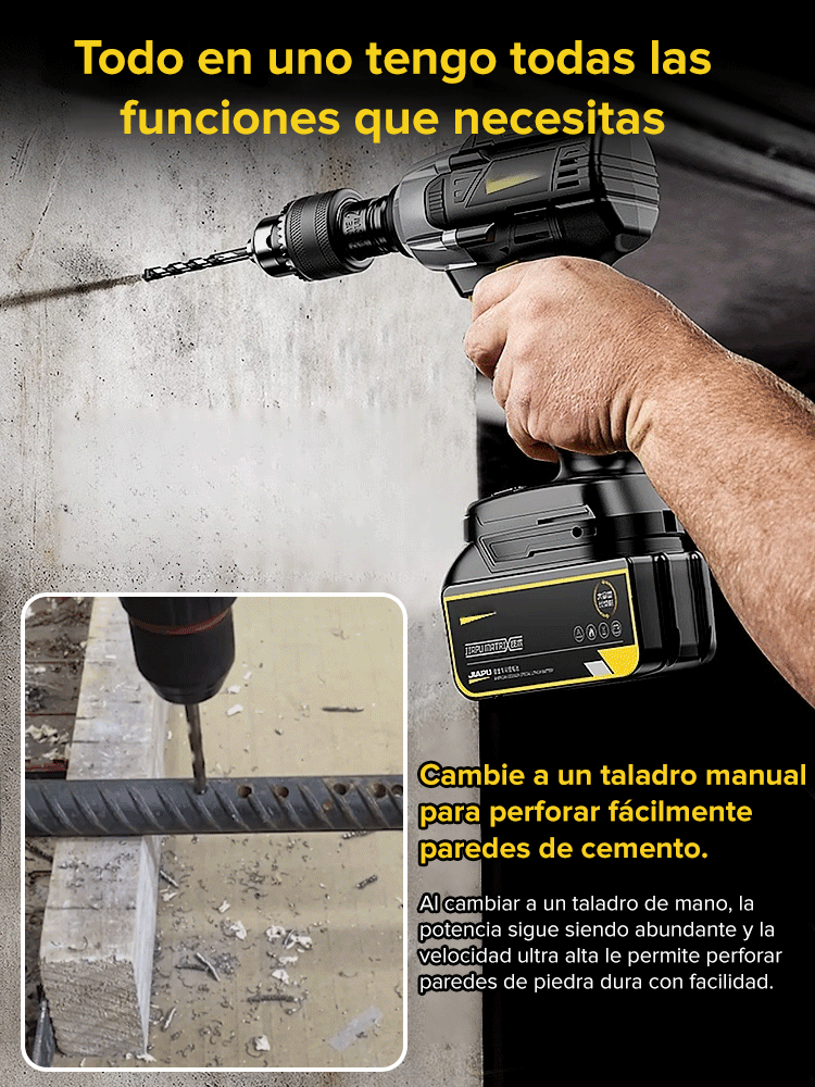 Llave de impacto de batería de litio de alto torque