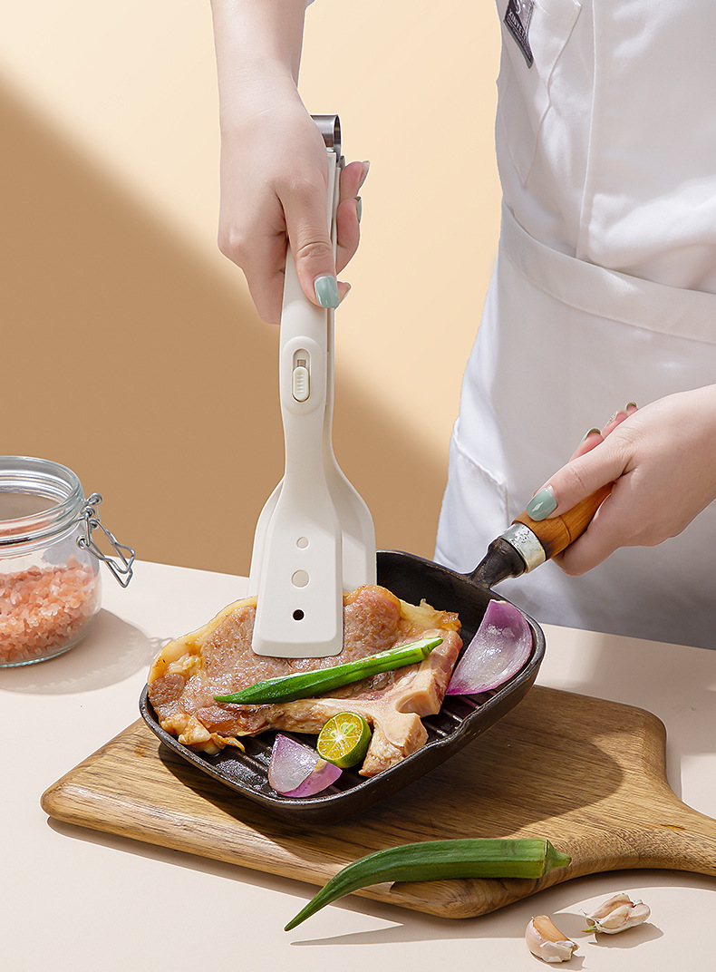 耐熱性に優れた調理用スパチュラクリップ