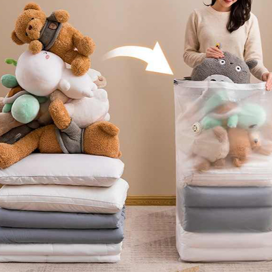 【No Vacuum】Household 3D Storage Compression Bag
