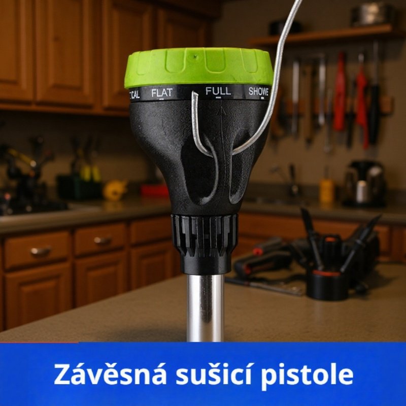  Hliníková vodní stříkací pistole s osmistupňovou tryskou