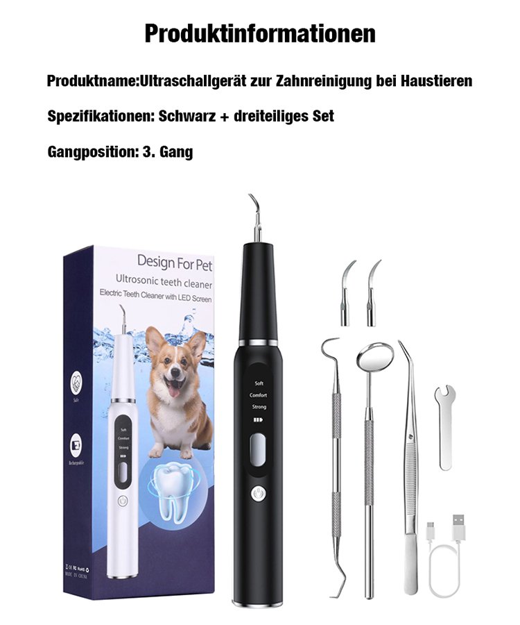 Ultraschall-Zahnreinigungsgerät für Haustiere