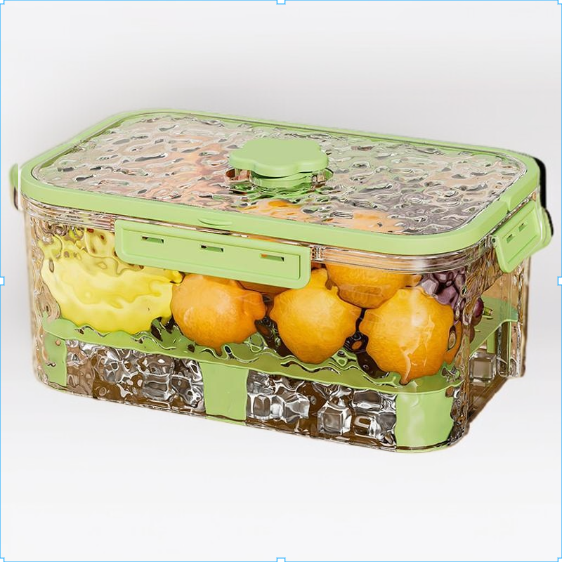 アウトドアキャンプ携帯用水波模様タッパー