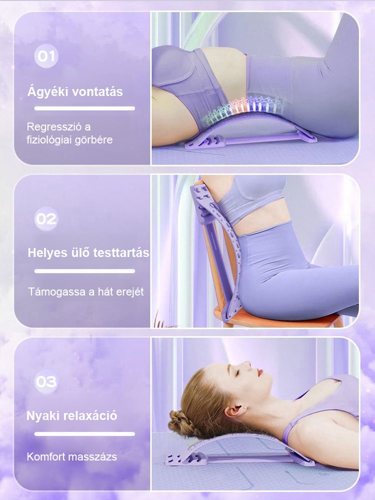 Mágneses akupunktúrás masszázs deréknyújtó készülék