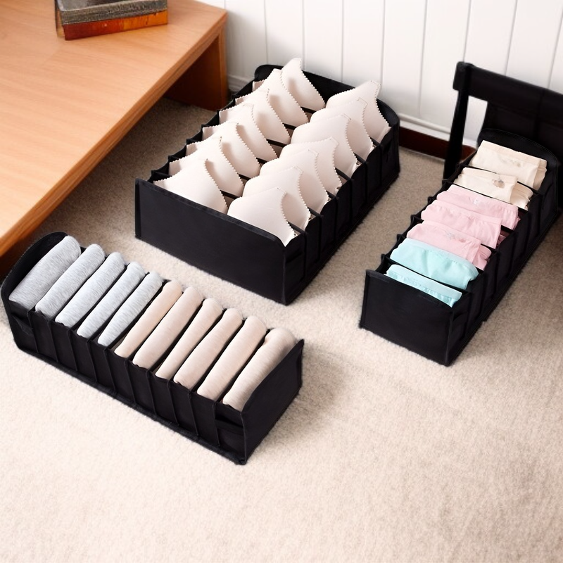 布収納アーティファクト下着収納ボックス寝室引き出しタイプ折りたたみ式仕切りホーム収納ボックス