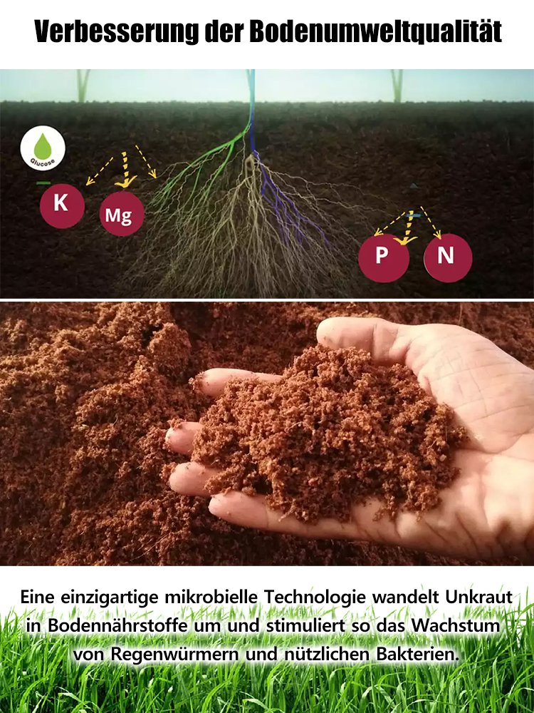【100 Prozent Glyphosatfre】Hohenheim Forschungs-Bio-Unkrautvernichter✨5 Jahr Schutz vor Unkraut✨