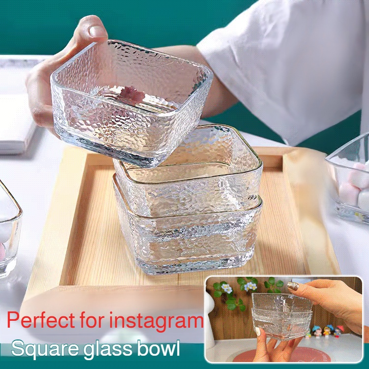 Square Glass Bowl