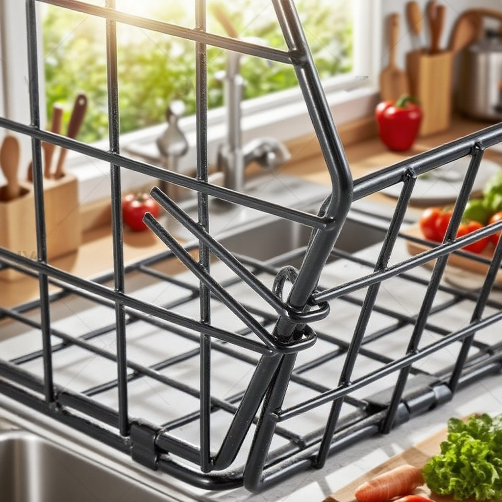 ห้องครัวติดผนังฟรีหมัดเหล็กศิลปะชั้นวางของไม้