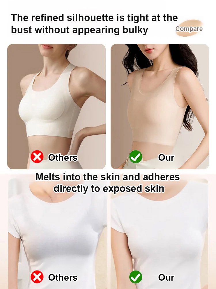 Invisible breasts and small breasts bra