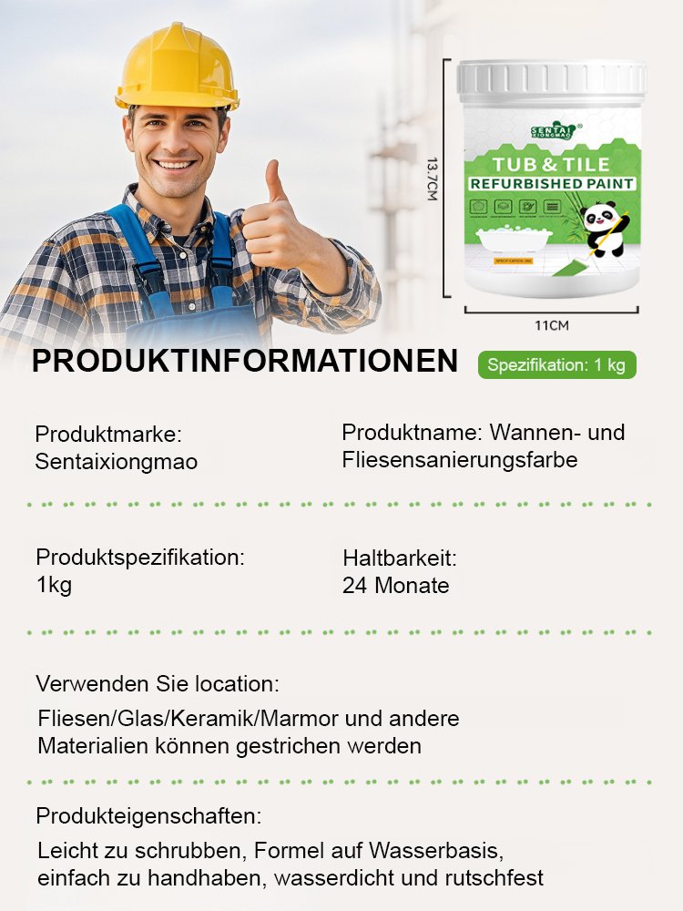 Bodenfliesen-Keramik-Renovierungsfarbe