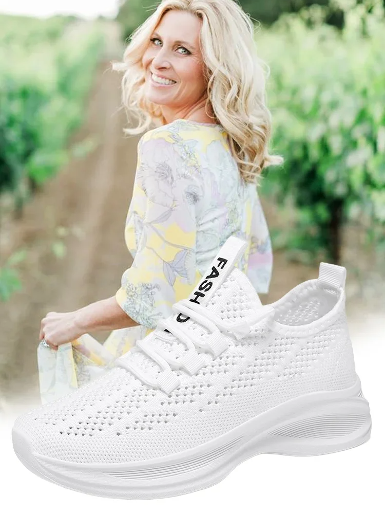 حذاء رياضي شبكي أمريكي جيد التهوية للنساء