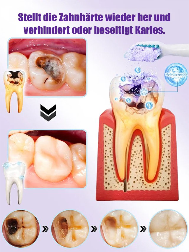 【Zahnpflege-Regeneration】Zahnreparatur und Aufhellung mit mineralischem Zahnpulver