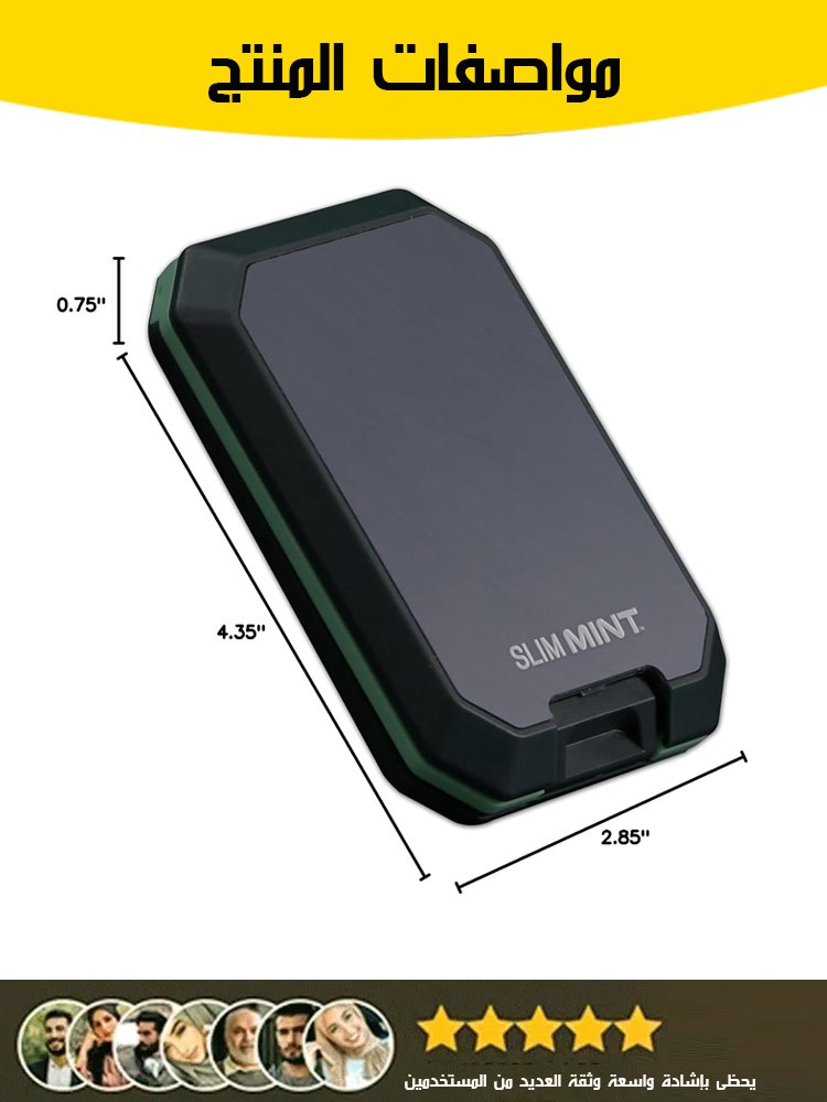 محفظة رجالية فاخرة فائقة النحافة مضادة لفقدان المغنطة