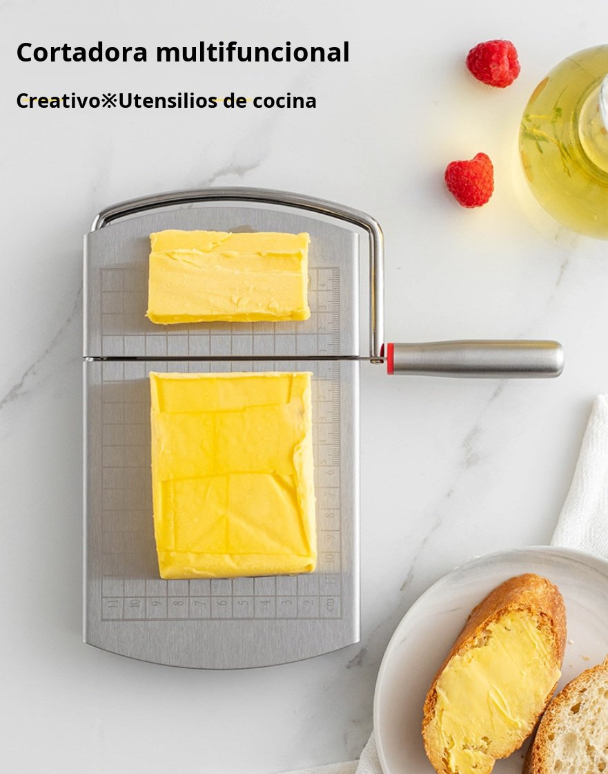 Herramienta de cocina cortador graduado de acero inoxidable