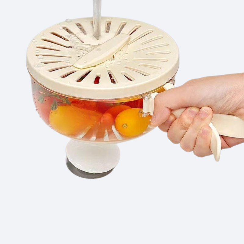 주방 다기능 손잡이 아스팔트 바구니