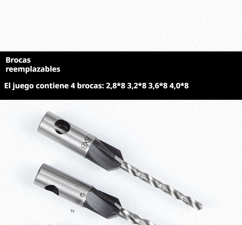 Broca avellanadora industrial de alta durabilidad