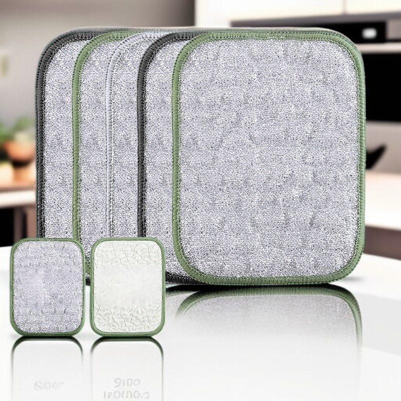 양면 은색 세척 천