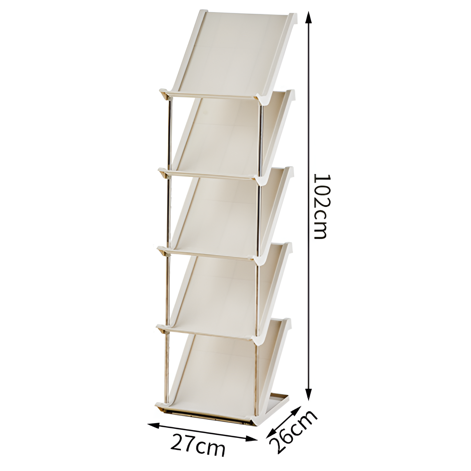 多層靴ラック省スペース収納イメージ