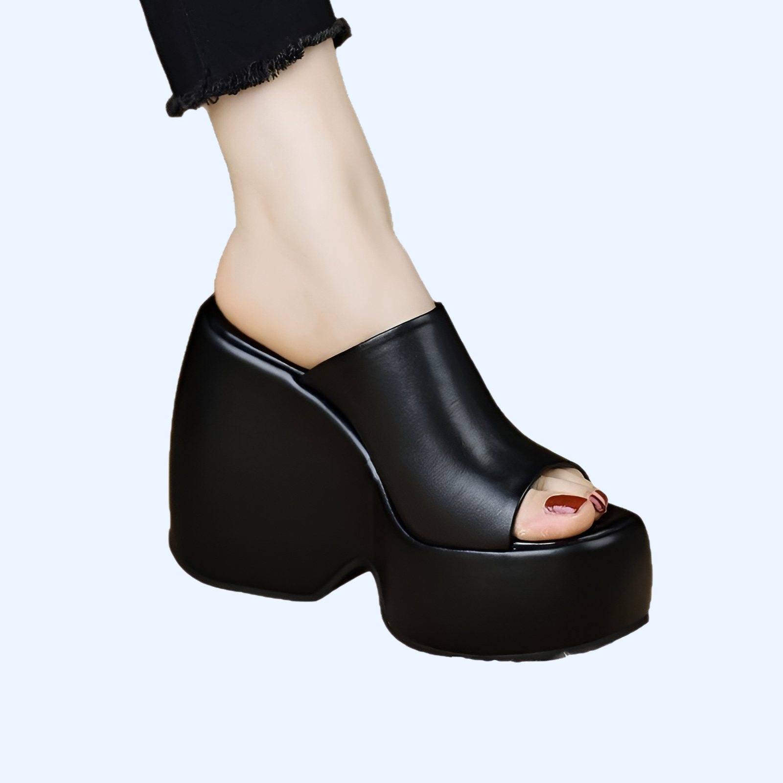 レディース坂とマドレーヌ厚底スリッパ