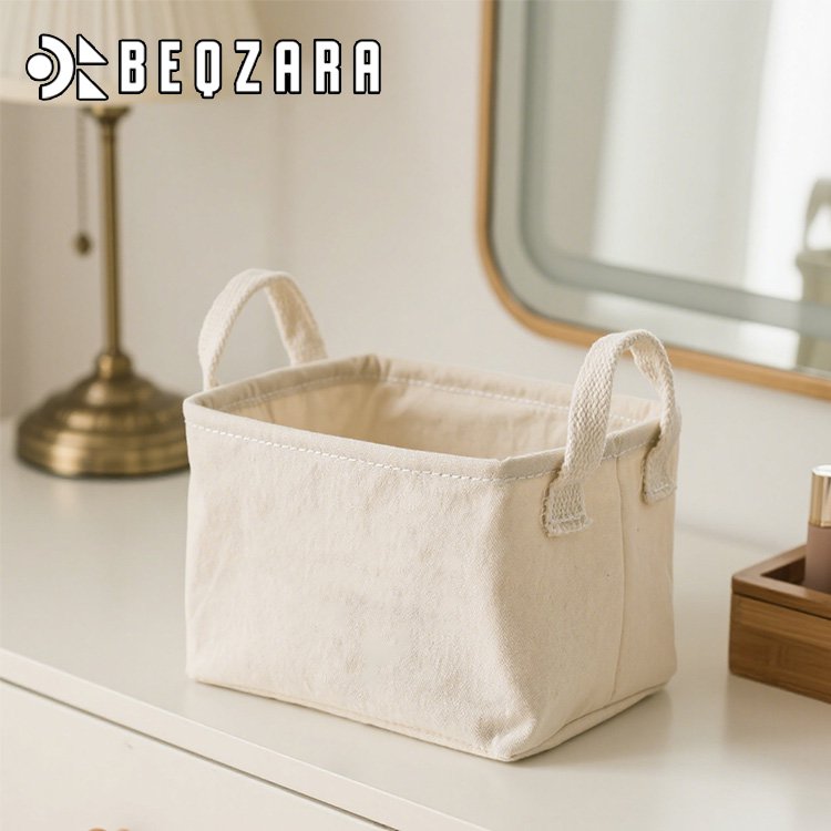 면/리넨 의류 수납함