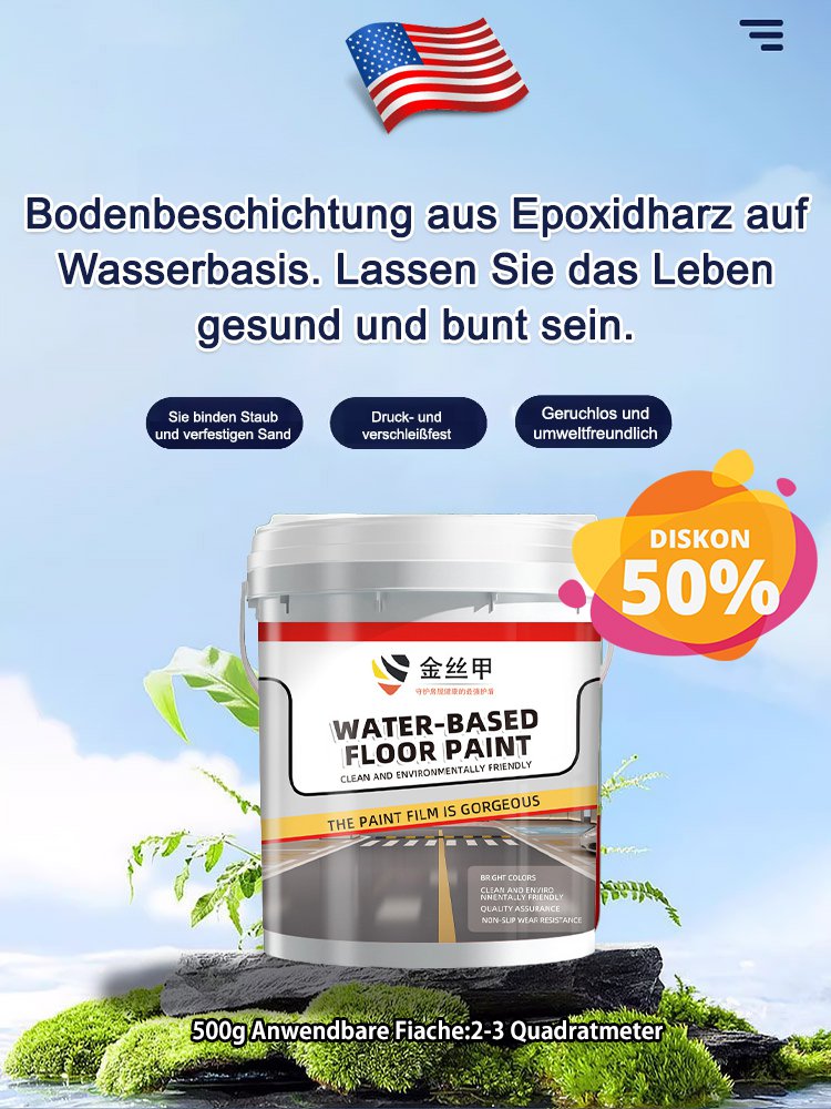 Epoxid-Bodenfarbe auf Wasserbasis