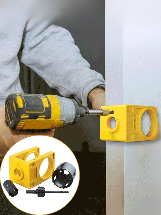 GK- ชุดดอกสว่านเจาะรูบนวัสดุไม้สำหรับติดตั้งตัวล็อคทรงบอล