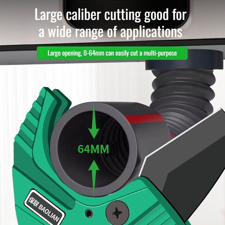 Cutting pipe Cutter pipe cutter Comfortable hand feeling rebound Stainless Steel Blades sk5 steel Al