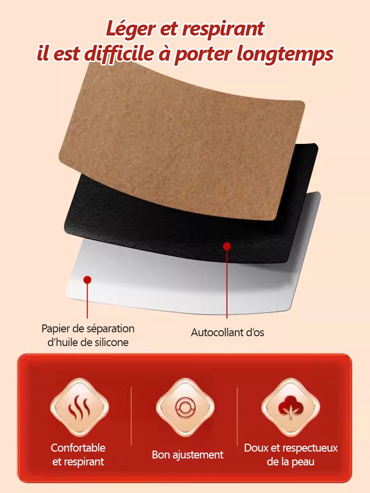 Pharmacie Shizhen de Hong Kong Patch de Chardon-Marie, Ginseng et Bergamote