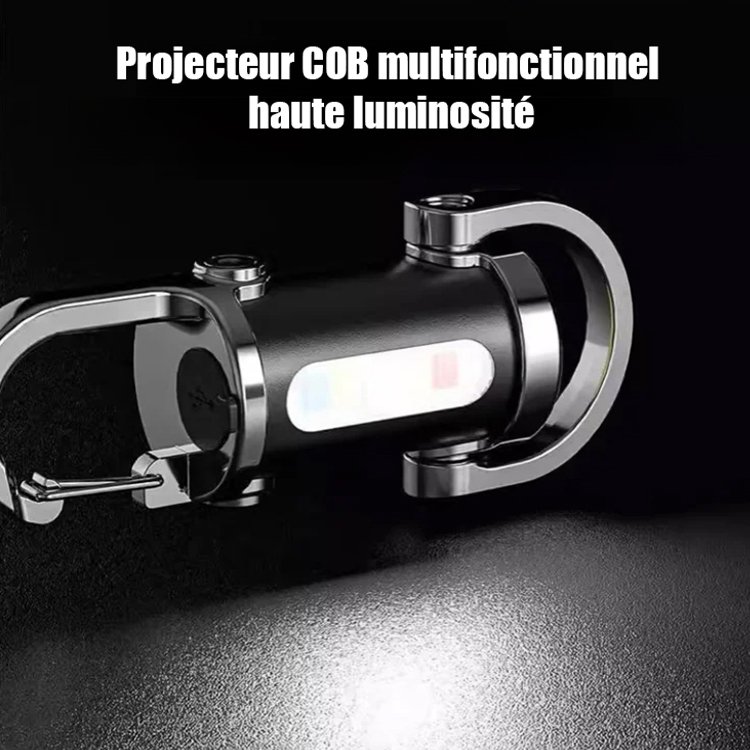 【Trois-en-un multifonctionnel】Lampe de poche SOS d'urgence